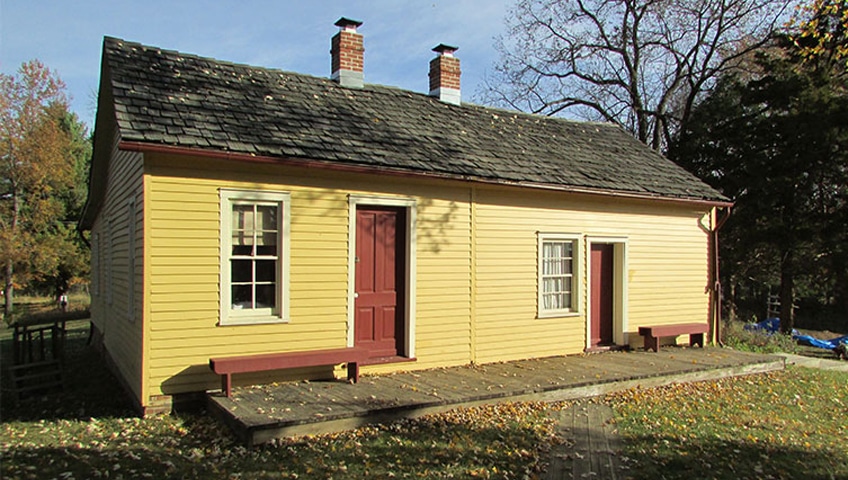 Homestead Prairie Farm in the fall