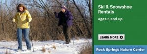 Ski and Snowshoe Rental at Rock Springs Nature Center